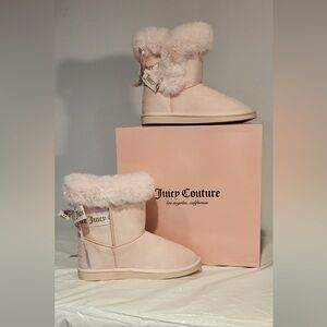 🧧Drop drop.....JUICY COUTURE pink slip on mid calf boots